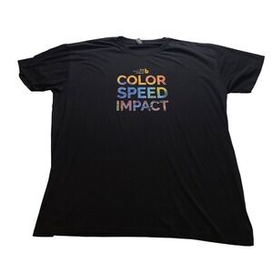RTP Apparel Big Systems Color Speed Impact Graphic Tee Men's 2XL Cotton Shirt